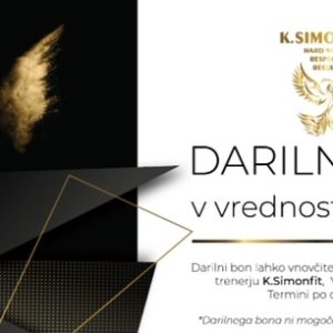 Darilni bon KSimon Fit